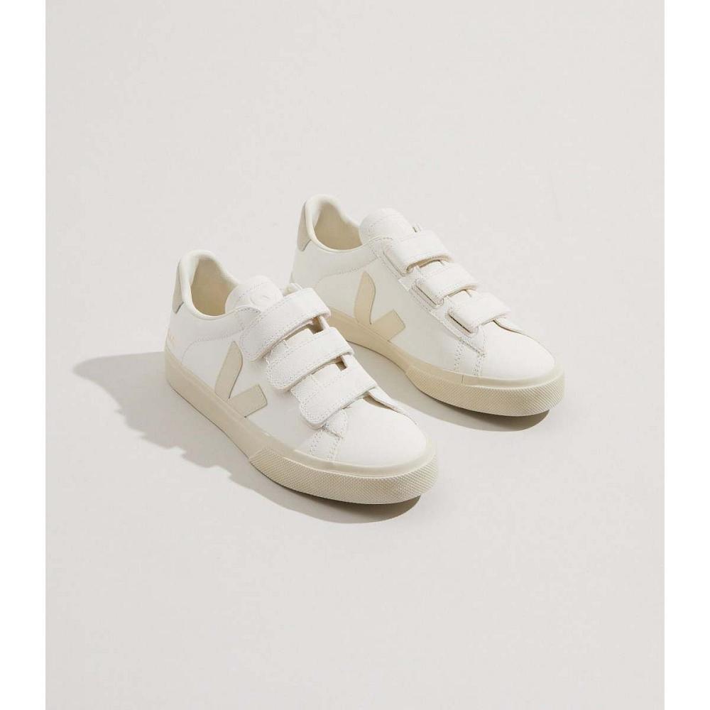 Veja RECIFE CHROMEFREE Joggesko Herre White/Beige | NO 309HAP